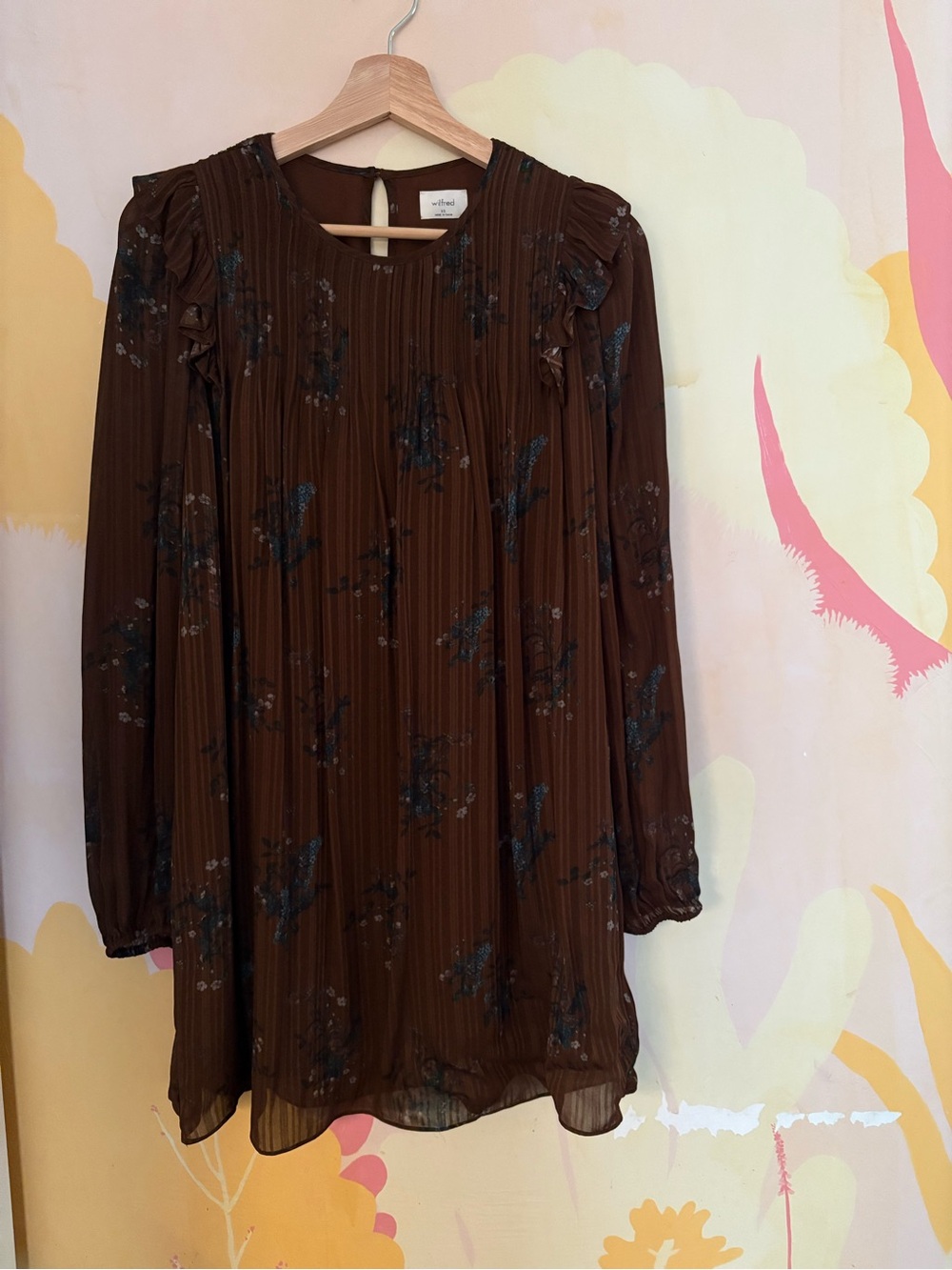 Aritzia Wilfred long sleeve mini dress